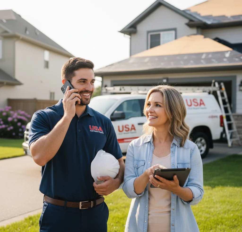 USA Roof Repair Experts customer support in Shorewood